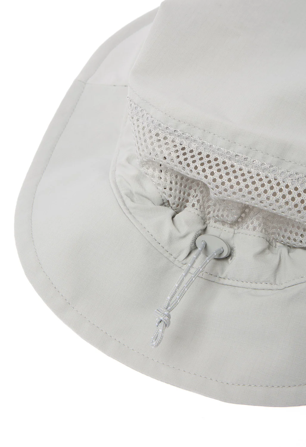 Montbell Mesh Short Brim Hat - Light Grey - Image 4