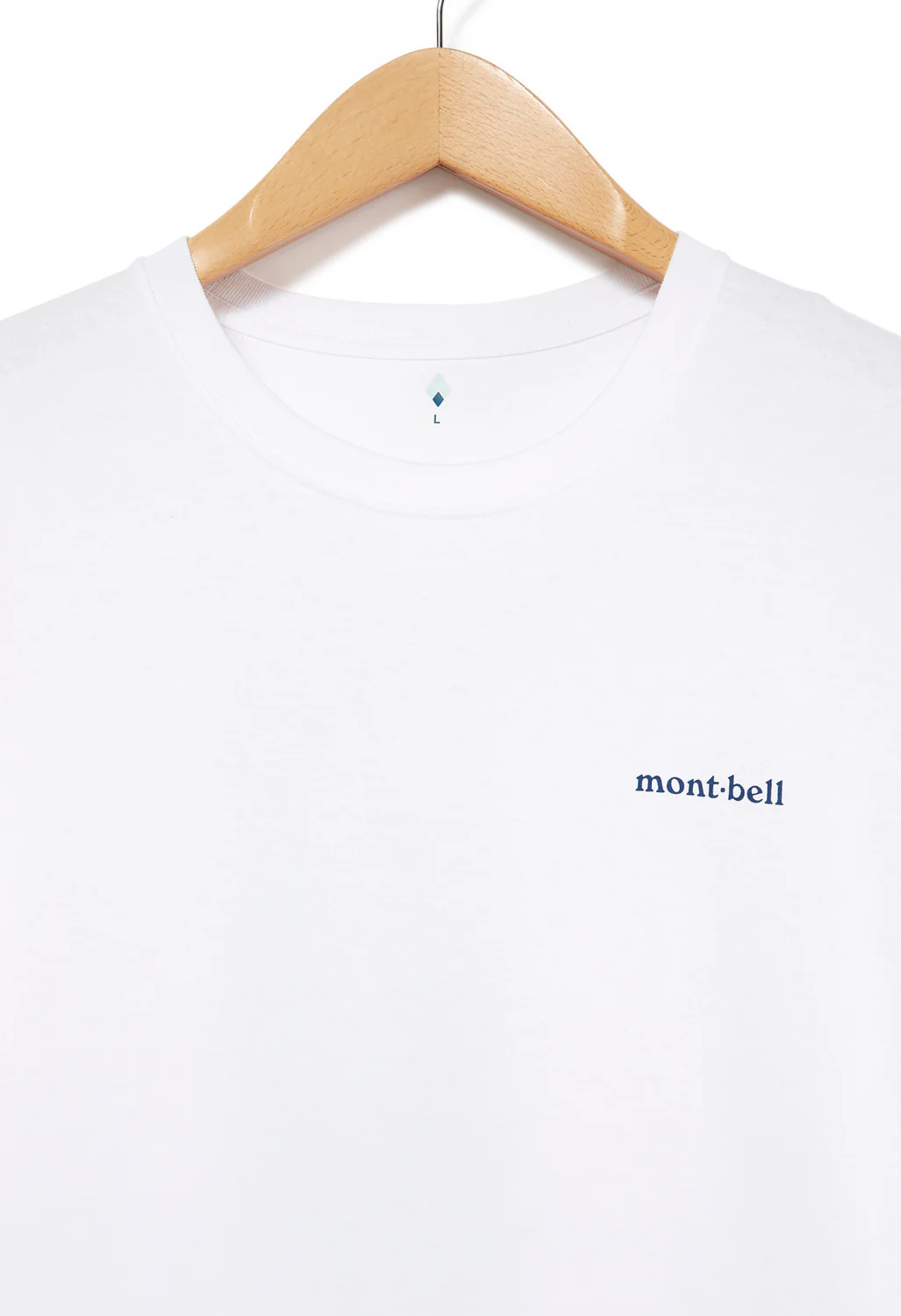 Montbell Pear Skin Cotton Dangai T-Shirt - White - Image 3