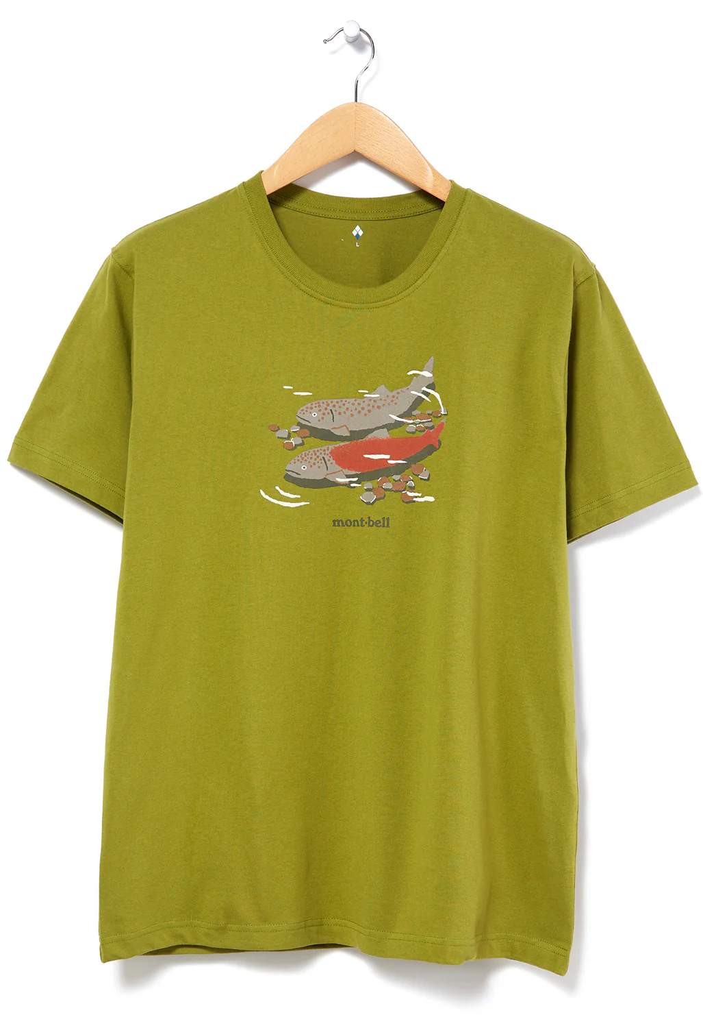 Montbell Pear Skin Cotton Ito T-Shirt - Light Thyme