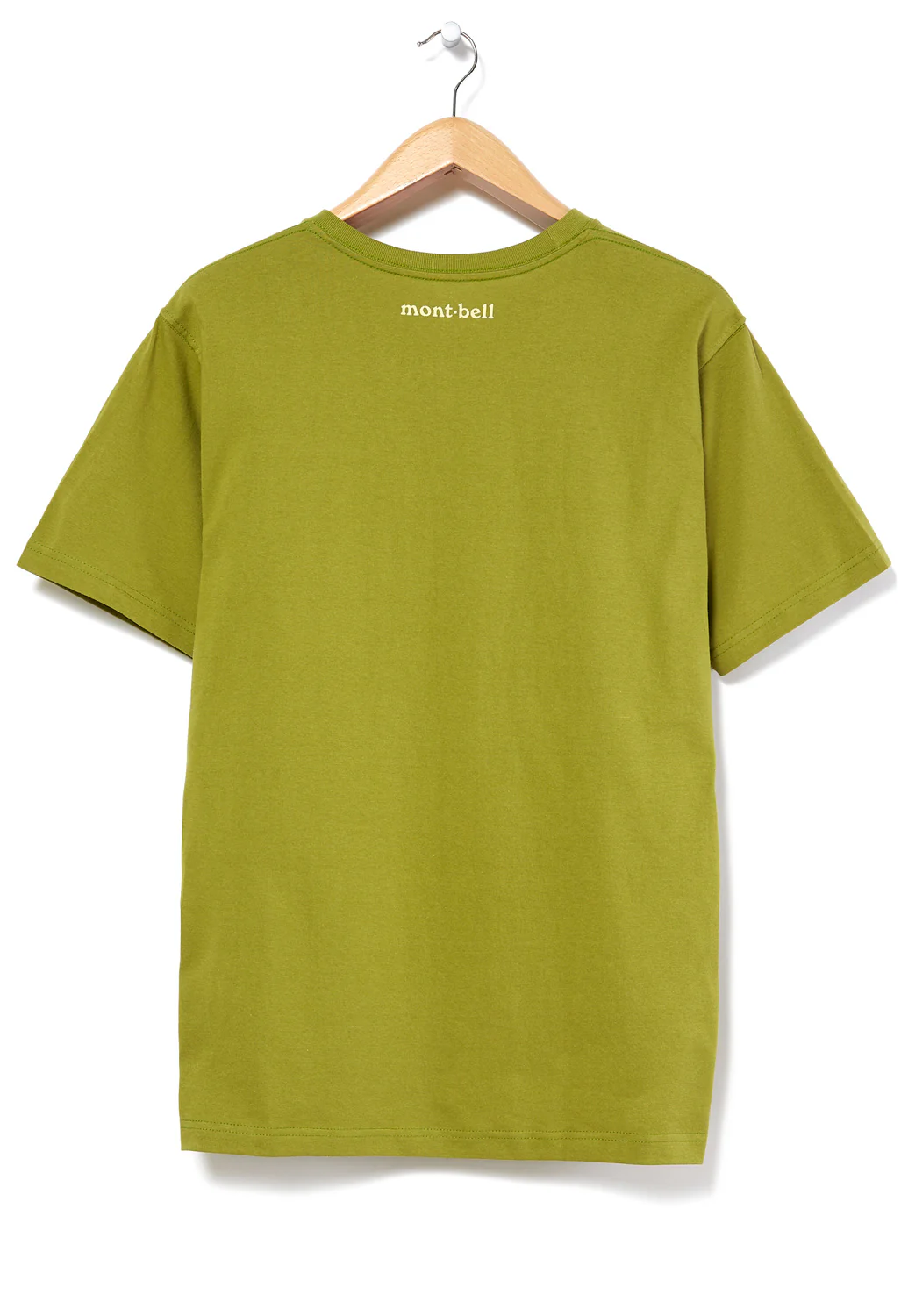 Montbell Pear Skin Cotton mont-bell Iwa Logo T-Shirt - Light Thyme - Image 2