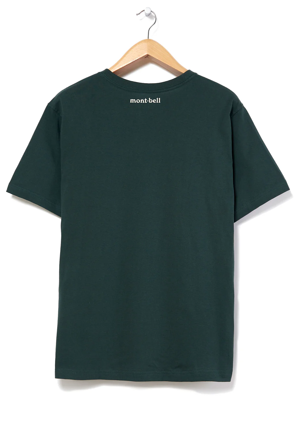 Montbell Pear Skin Cotton mont-bell T-Shirt - Hunter Green - Image 2