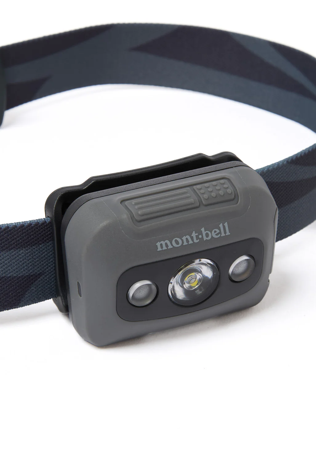 Montbell Rechargeable Power Head Lamp - Dark Grey - Image 3