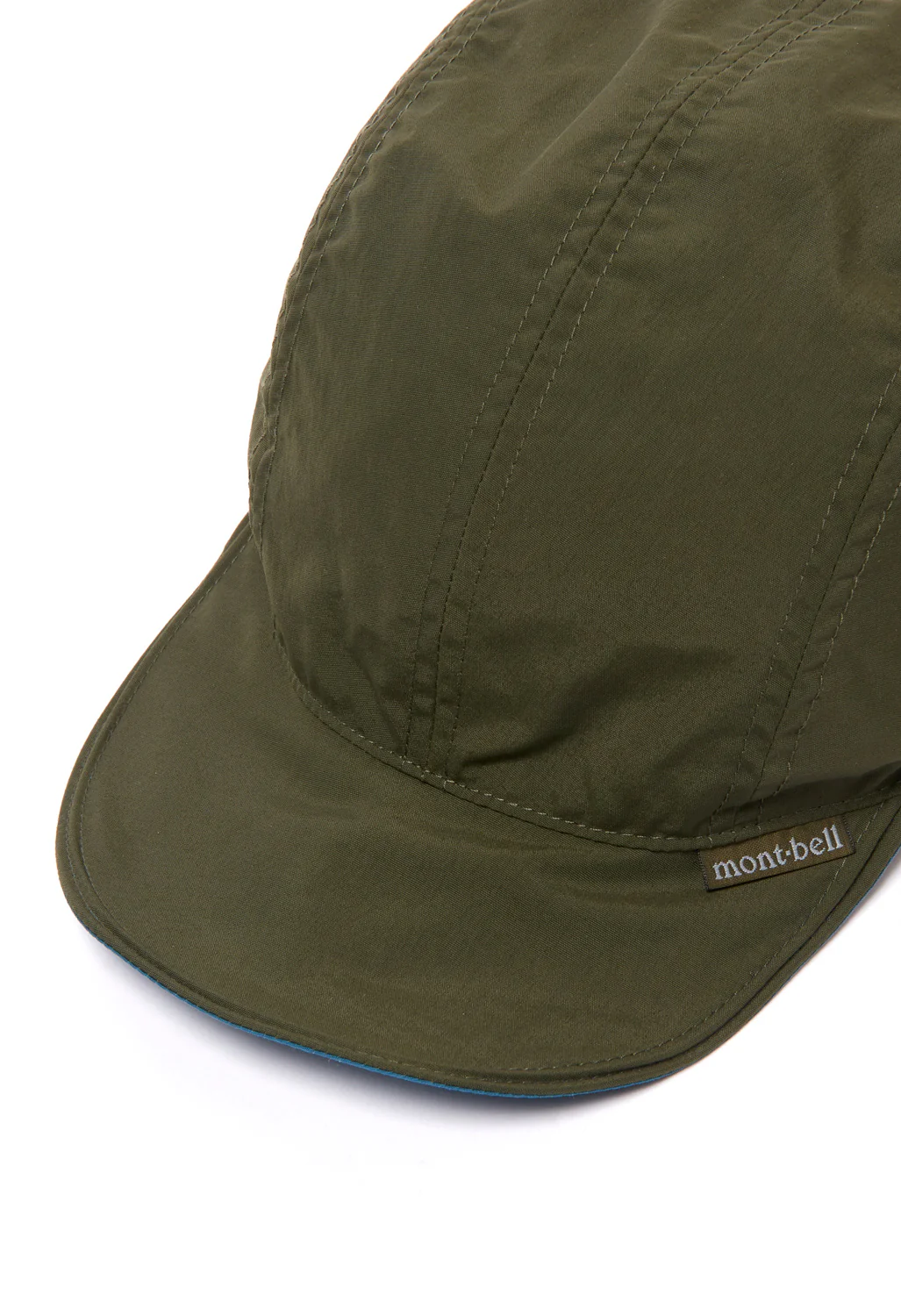 Montbell Reversible Bird Bill Cap - Khaki Green - Image 3