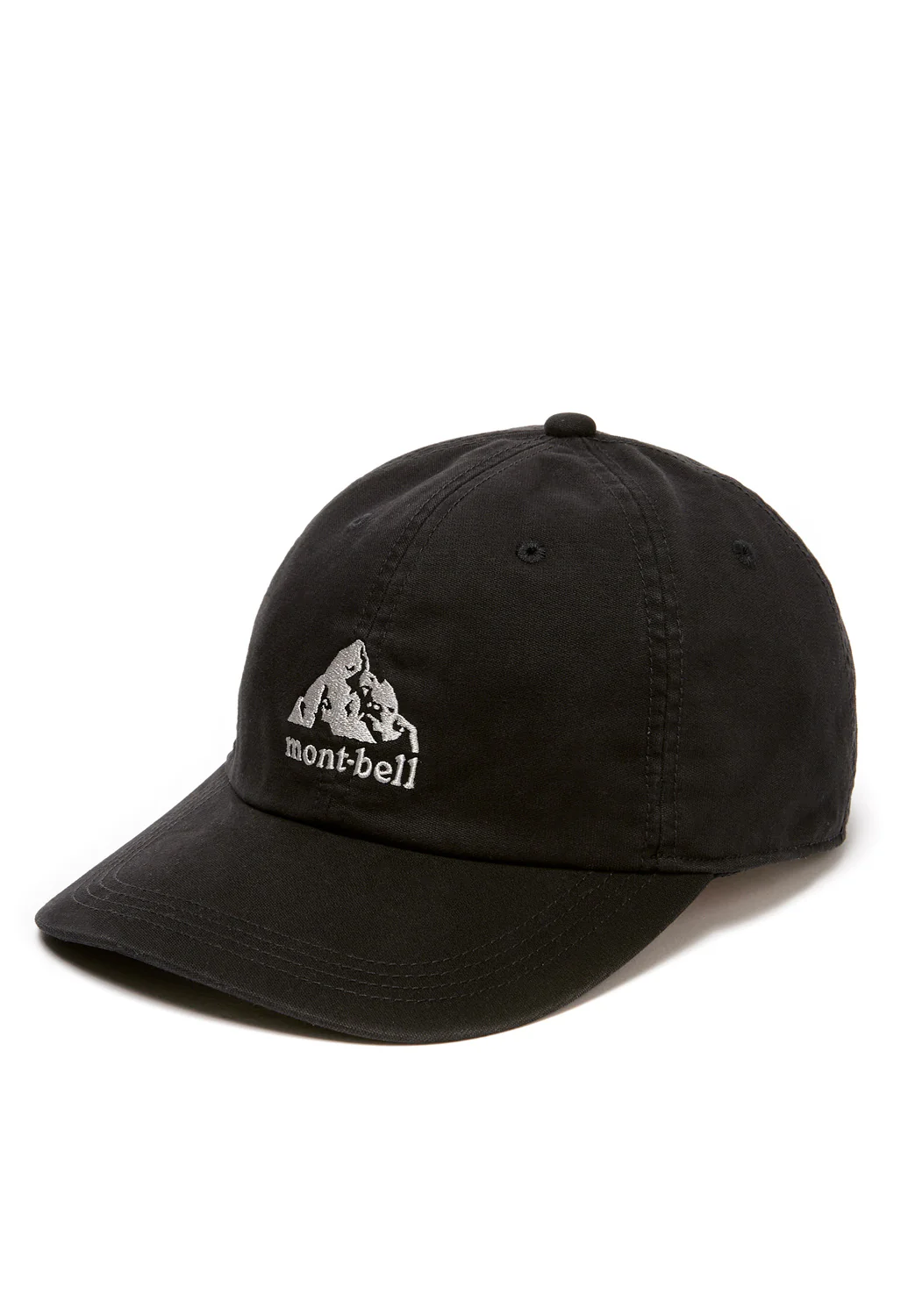 Montbell Washed Out Cotton Cap - Black
