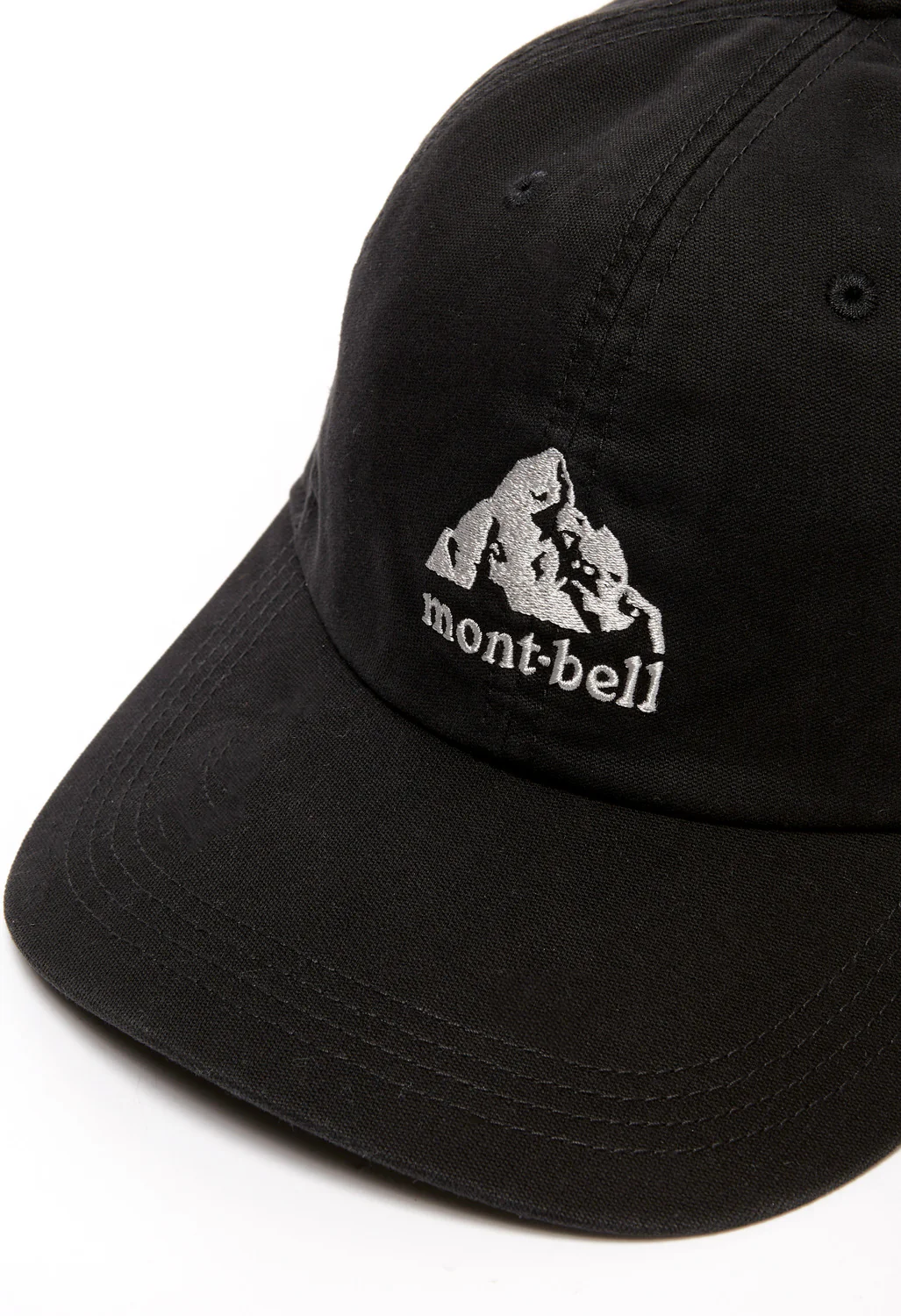 Montbell Washed Out Cotton Cap - Black - Image 2