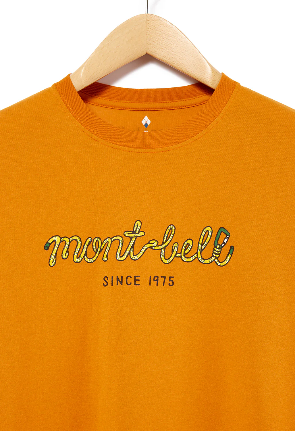 Montbell Wickron Rope T-Shirt - Dark Orange - Image 3