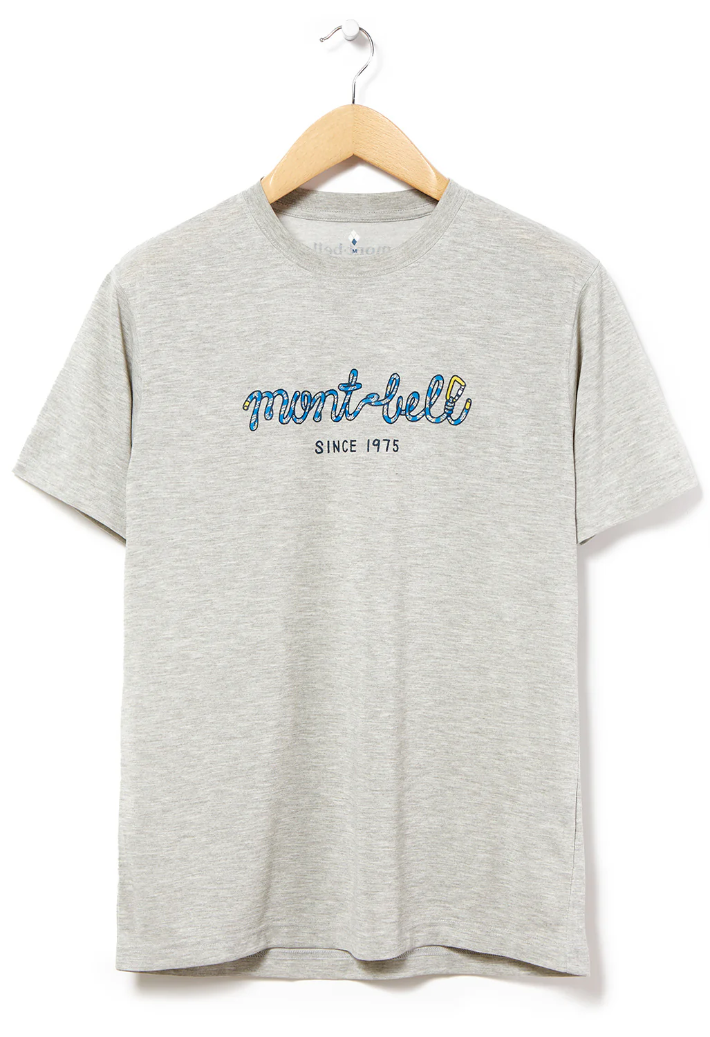Montbell Wickron Rope T-Shirt - Heather Charcoal
