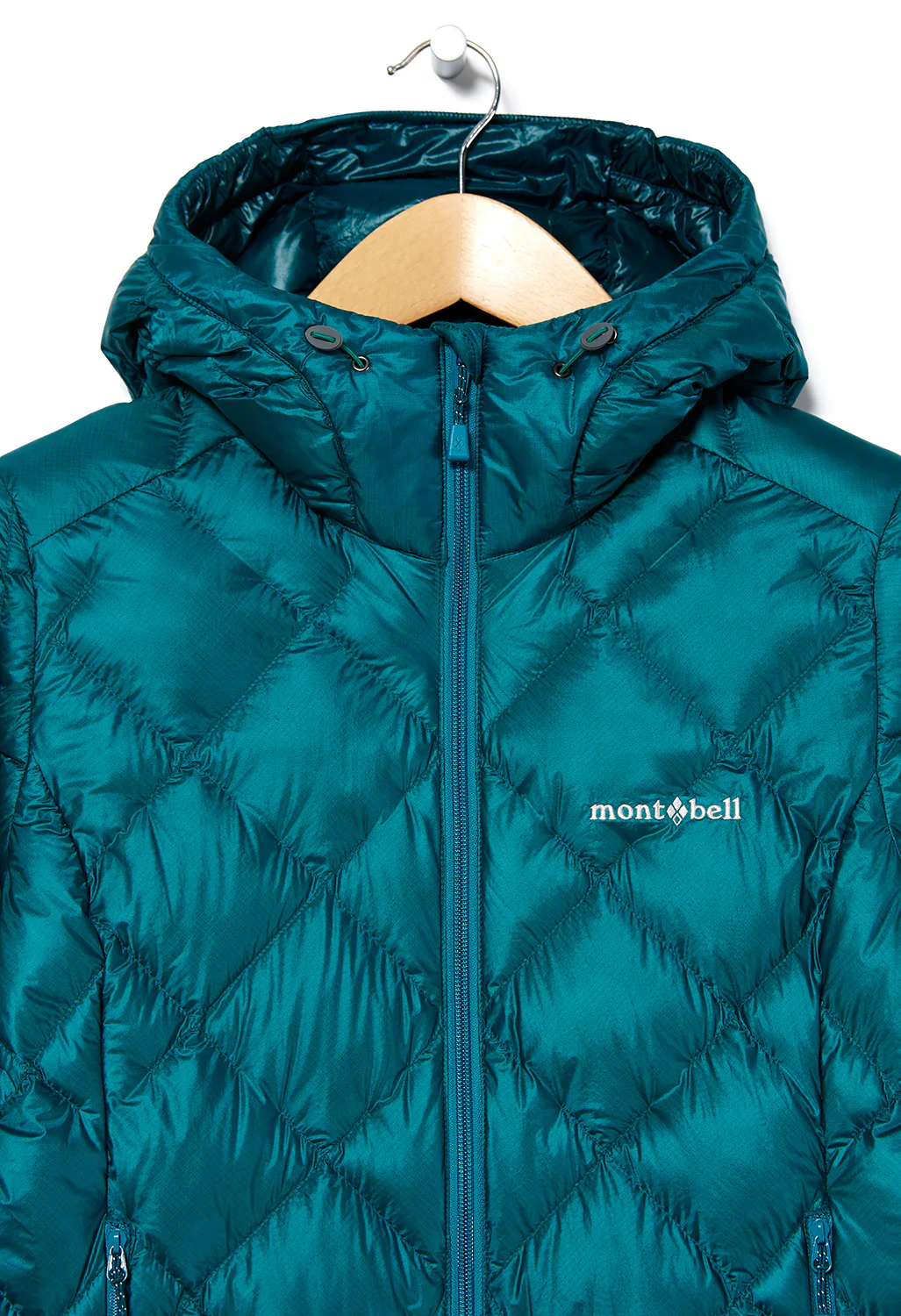 Montbell Women's Superior Down Parka Jacket - Bottle Green - Image 3