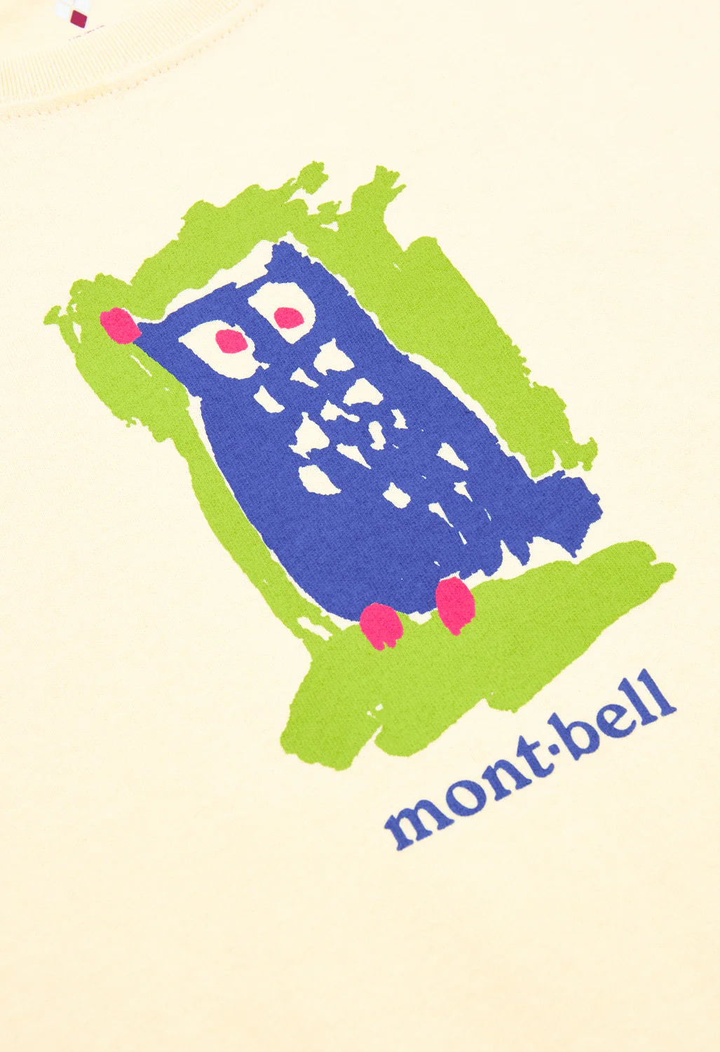 Montbell Women's Pear Skin Cotton Owl T-Shirt - Ivory - Image 4