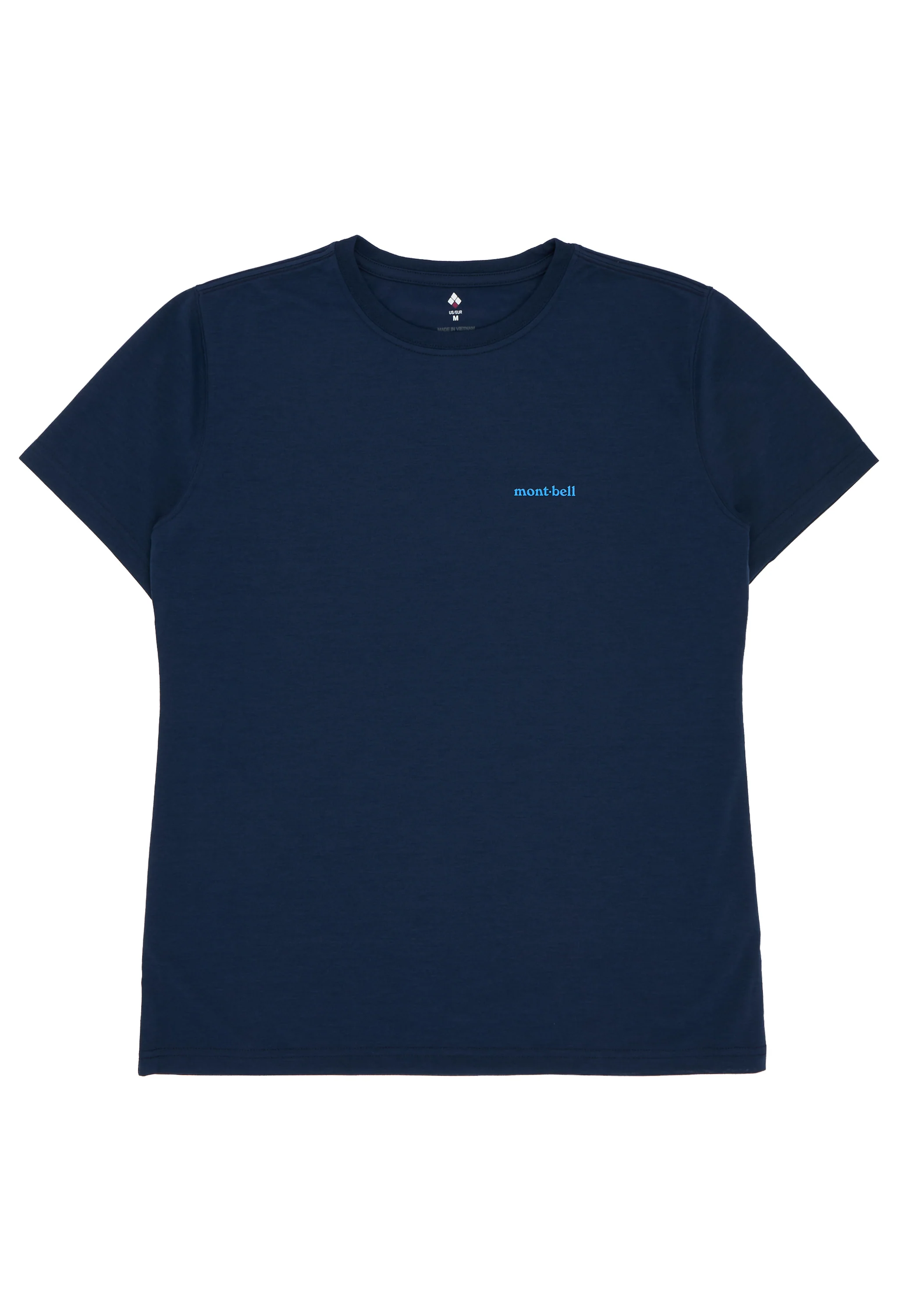 Montbell Women's Wickron Mountains and Sun T-Shirt - Navy - Image 2