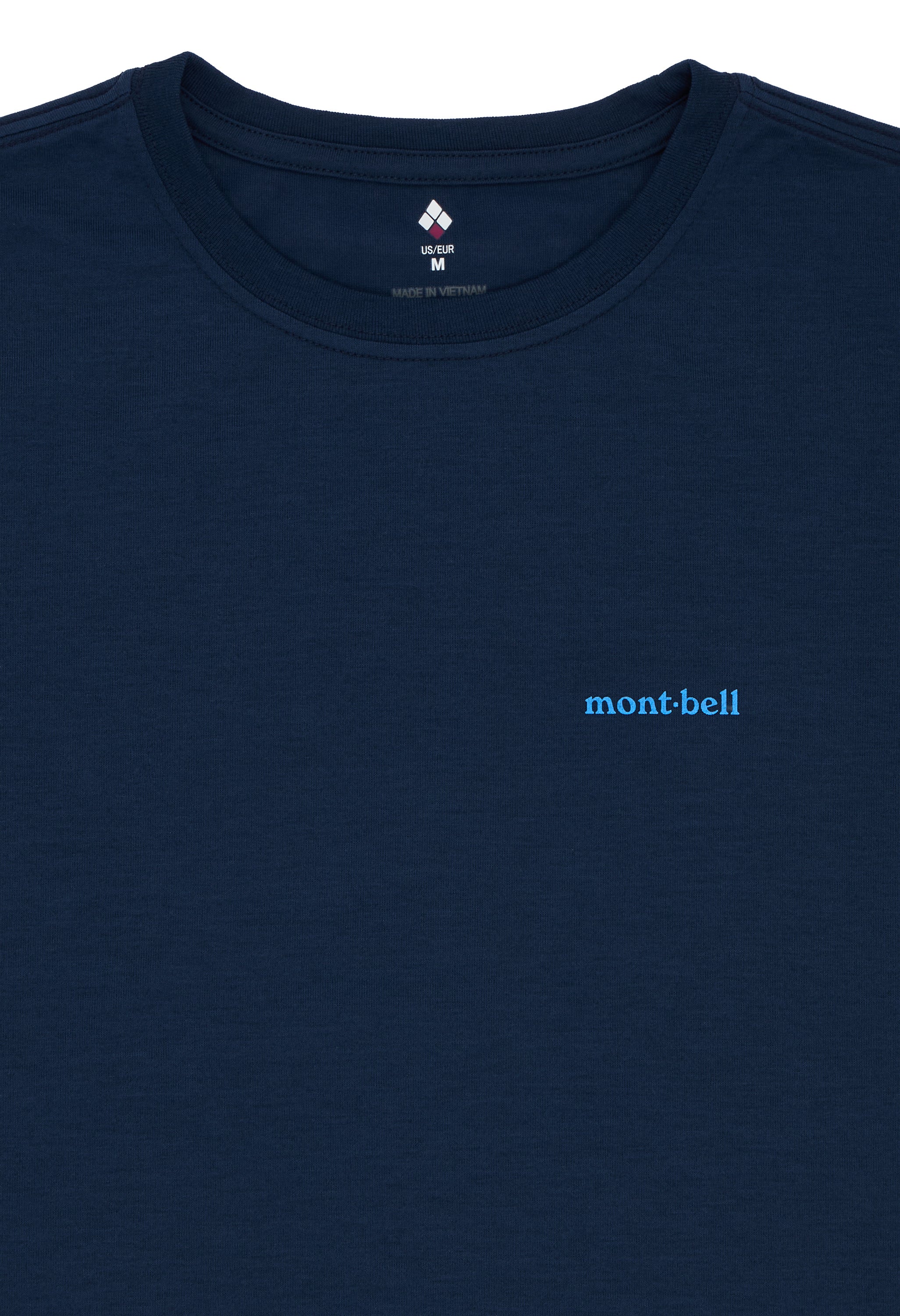 Montbell Women's Wickron Mountains and Sun T-Shirt - Navy - Image 3