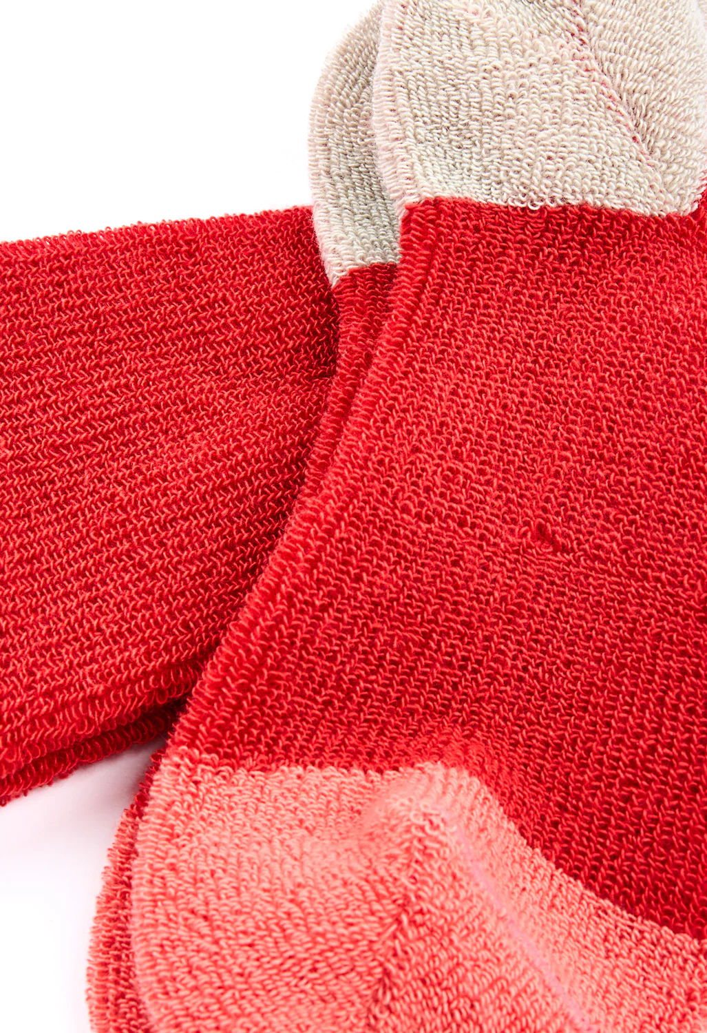 Montbell Women's Wickron Trekking O-Pile Socks - Red - Image 2