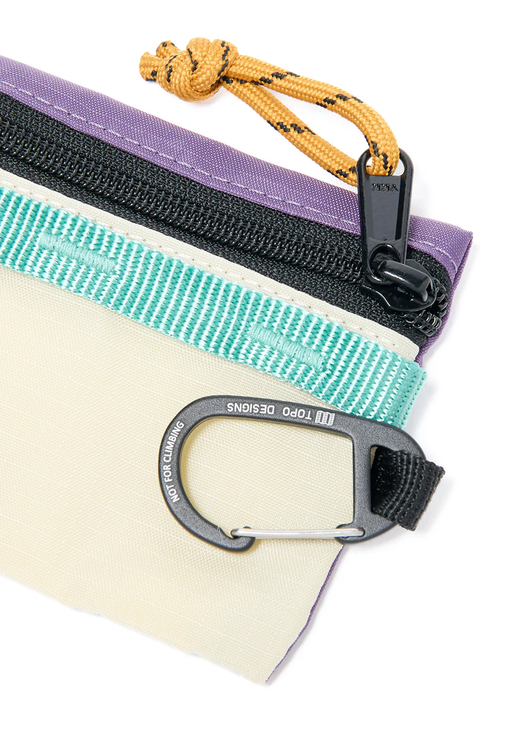 Topo Designs Mountain Accessory Bag Micro - Loganberry / Bone White - Image 3