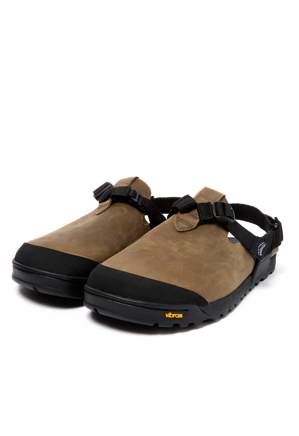 Bedrock Sandals Mountain Clog - Driftwood Grey Nubuck Leather - Image 3