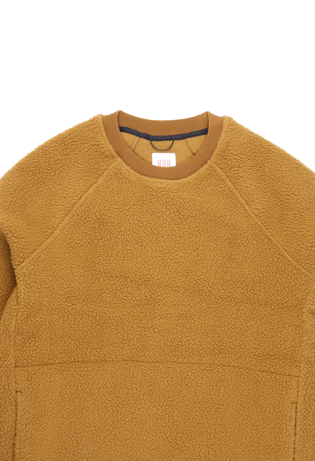 Topo Designs Mountain Fleece Crewneck - Dark Khaki - Image 3