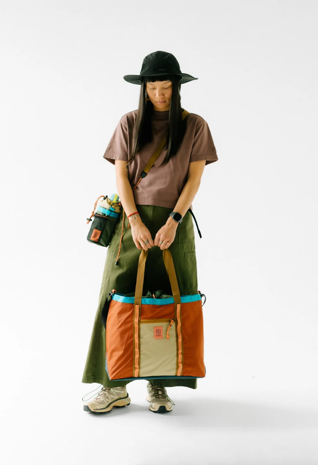 Topo Designs Mountain Utility Tote - Clay / Hemp - Image 7