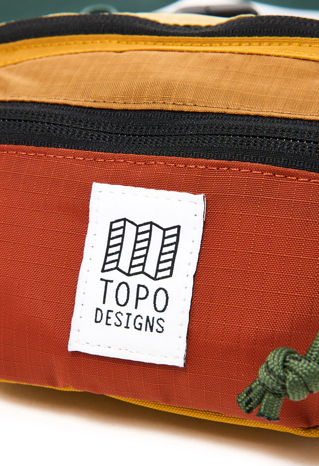 Topo Designs Mountain Waist Pack - Mustard / Clay - Image 3