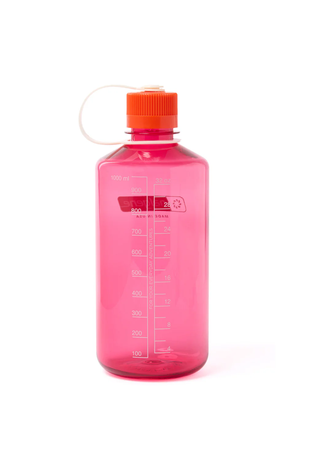 Nalgene Tritan Narrow Mouth Sustain 1L - Fuschia Purple / Flame Cap - Image 2