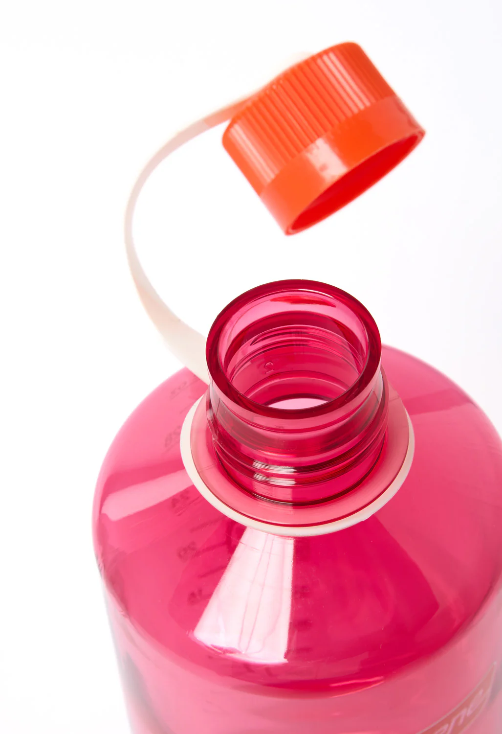 Nalgene Tritan Narrow Mouth Sustain 1L - Fuschia Purple / Flame Cap - Image 3