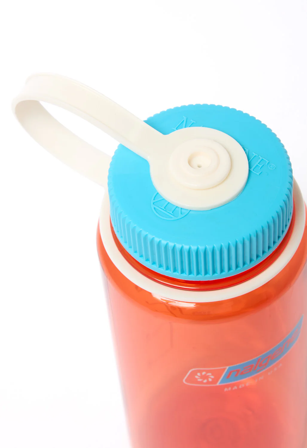 Nalgene Tritan Wide Mouth Sustain 0.5L - Flame / Blue Atoll Cap - Image 3