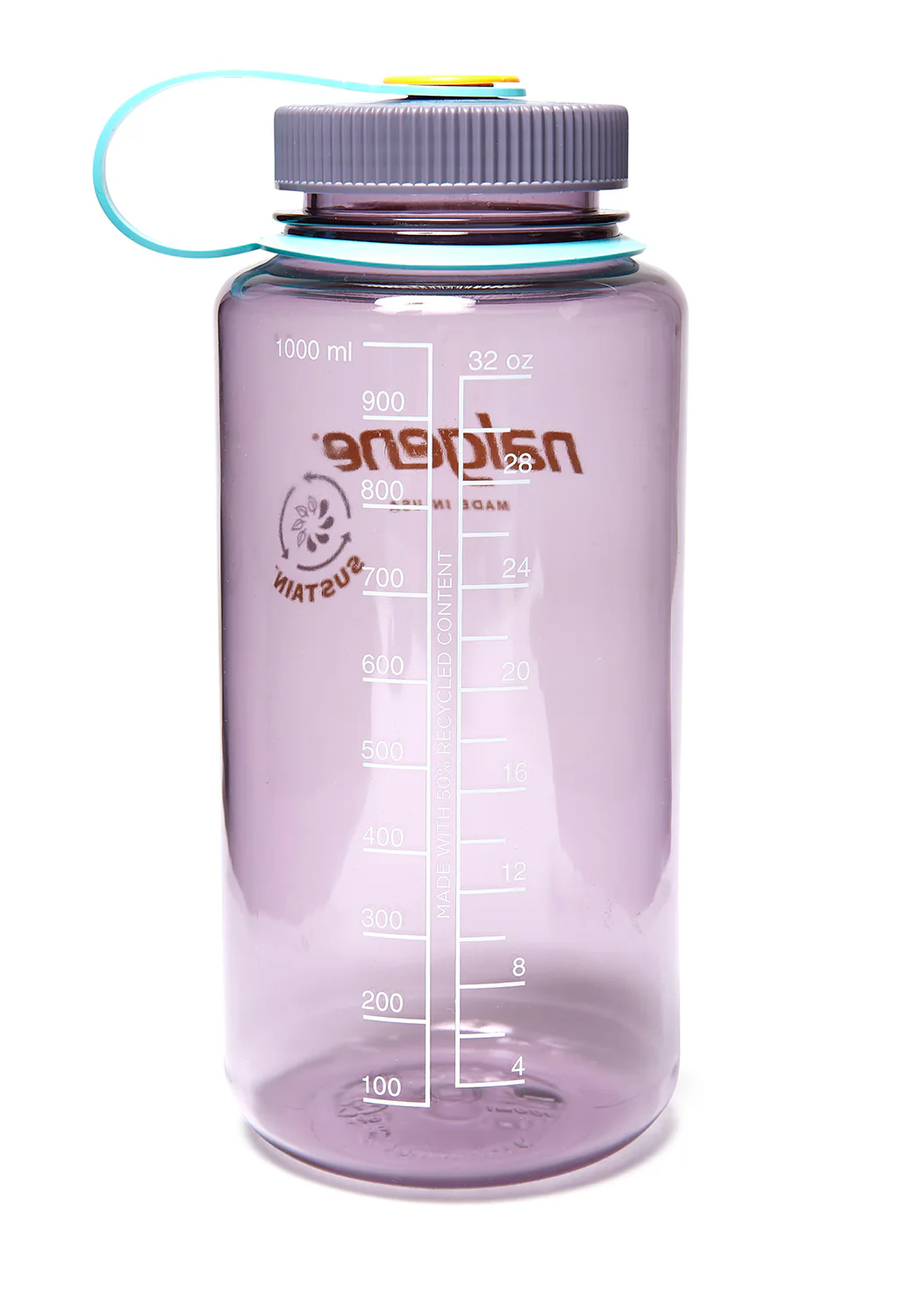 Nalgene Tritan Wide Mouth Sustain 1L - Aubergine - Image 2