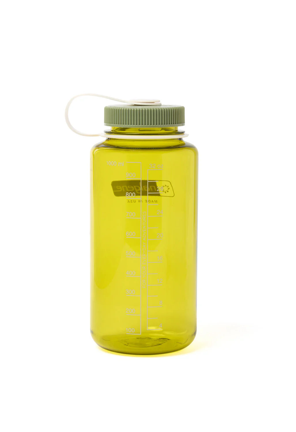 Nalgene Tritan Wide Mouth Sustain 1L - Endive / Olive Green Cap - Image 2