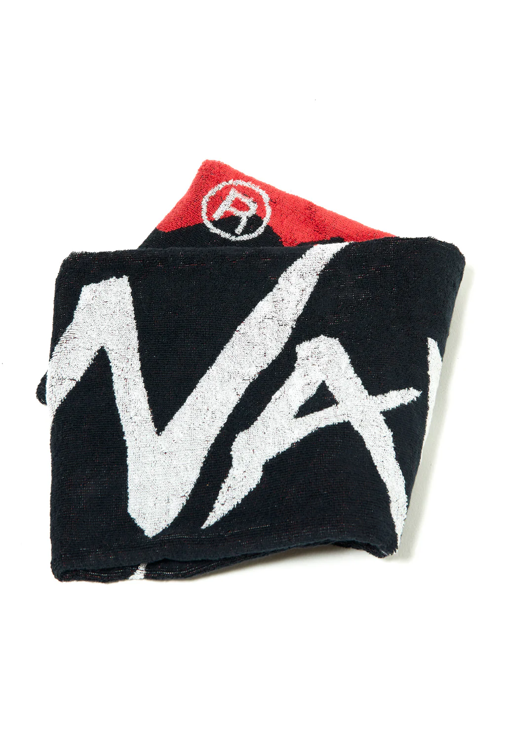 Nanga Logo Bath Towel - Red/Black - Image 3