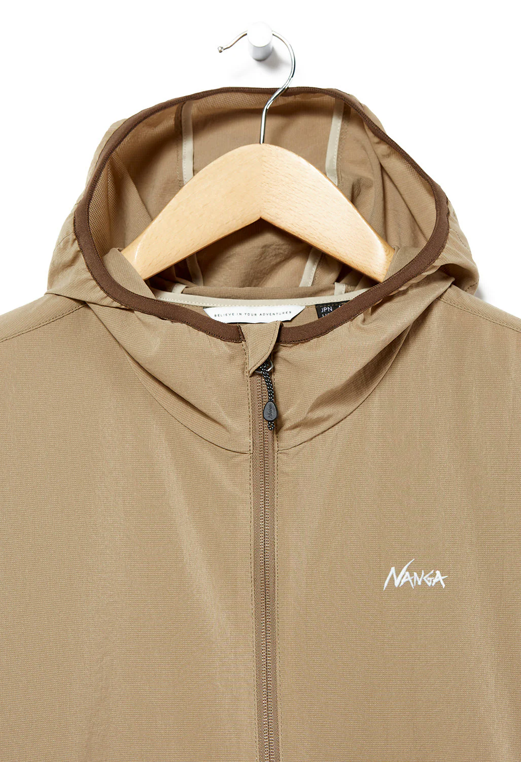 Nanga Men's Air Cloth Comfy Zip Parka Jacket - Beige - Image 3