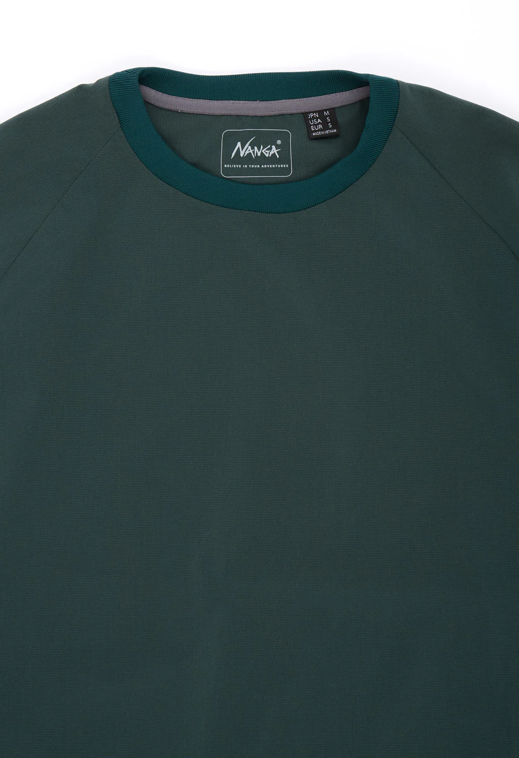 Nanga Men's DotAir Comfy Long Sleeve Tee - Green - Image 3
