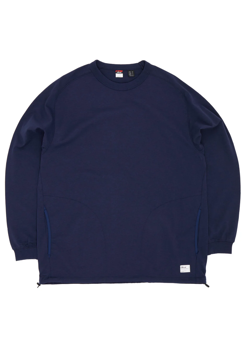 Nanga Men's Eco Hybrid Oversized Long Sleeve Tee - Dark Navy