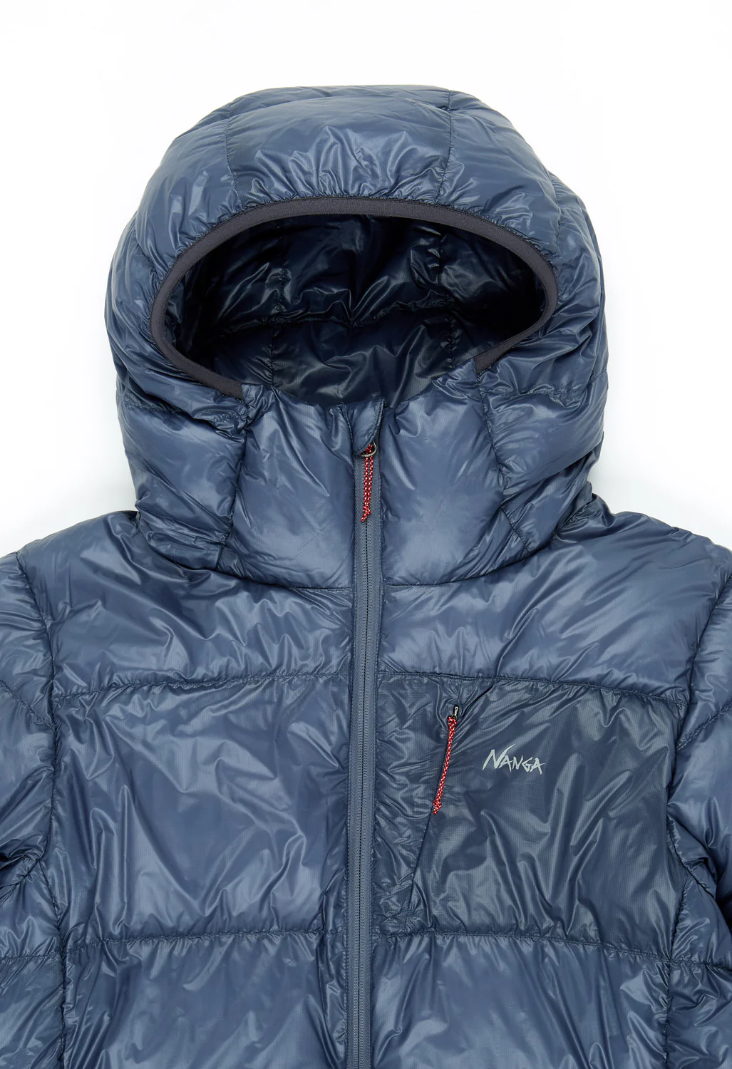 Nanga Men's Mountain Lodge Down Hoodie Jacket - Blue - Image 3