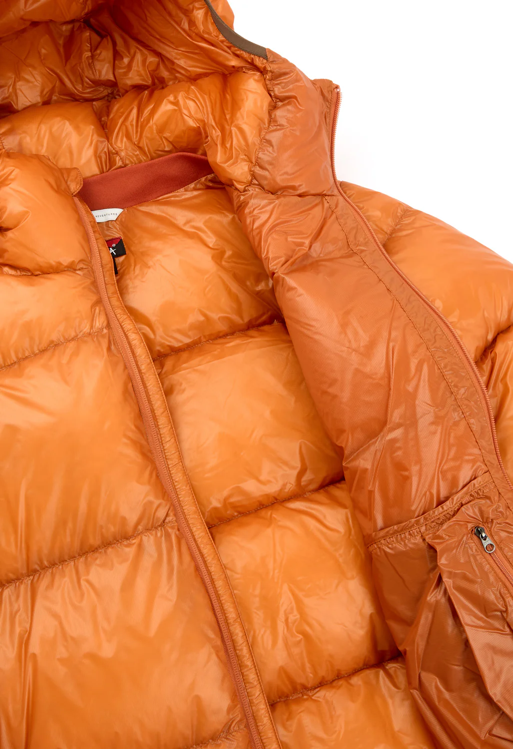 Nanga Men's Mountain Lodge Down Hoodie Jacket - Orange - Image 5