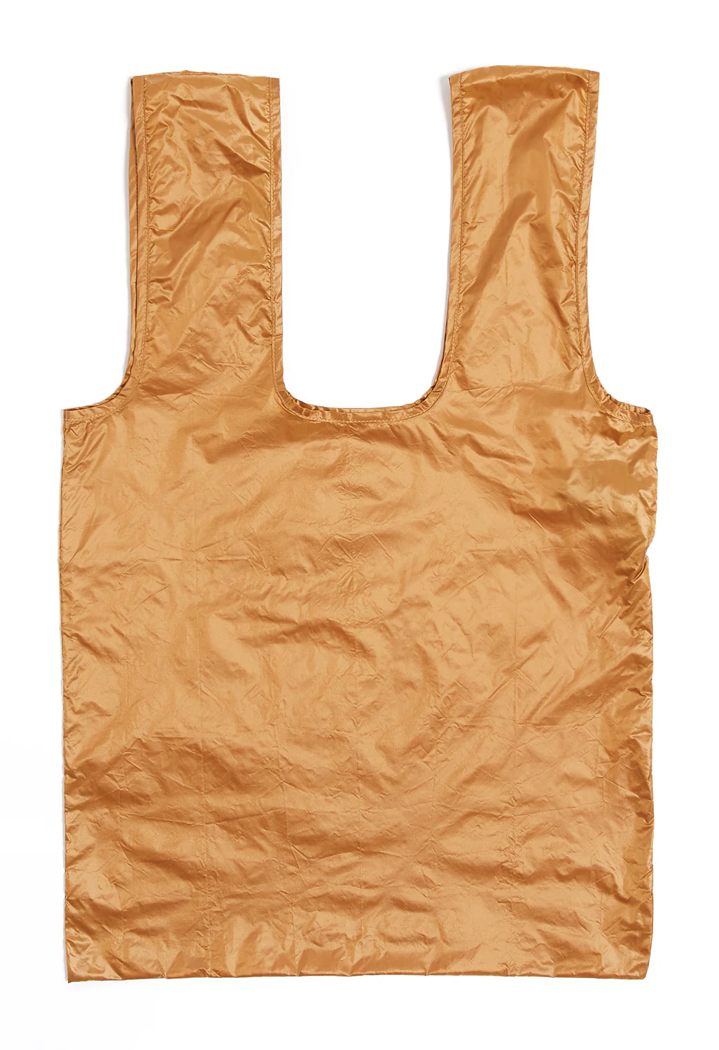 Nanga Nanga Pocketable Eco Bag(Live The Life) - Gold - Image 2