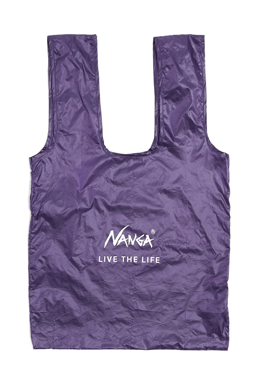 Nanga Nanga Pocketable Eco Bag(Live The Life) - Purple