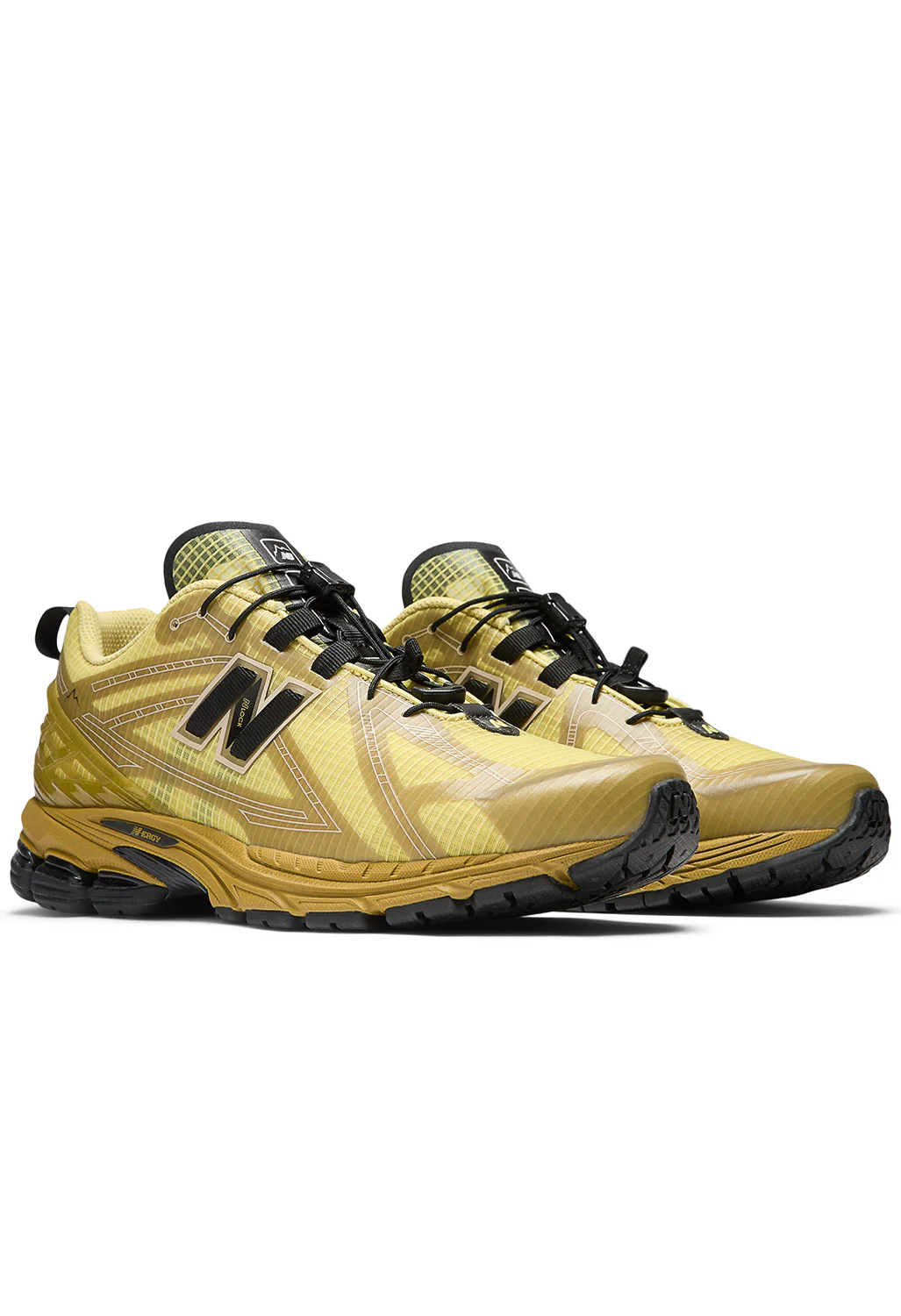 New Balance x CAYL M1906RCY Trainers - Yellow Black - Image 3