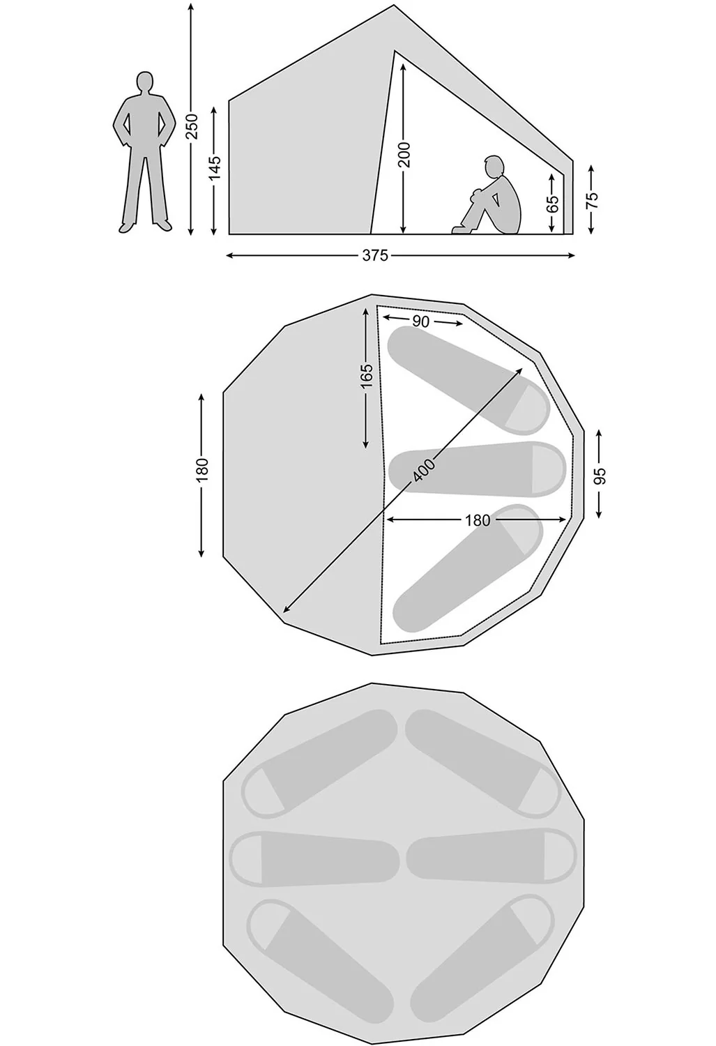Nordisk Asgard 12.6 6P Tent - Natural - Image 4