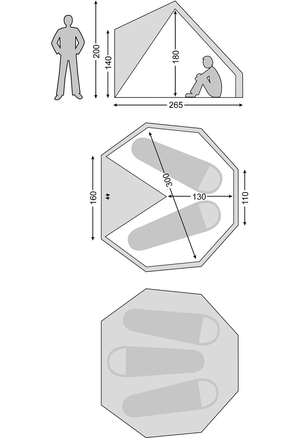 Nordisk Asgard 7.1 3P Tent - Natural - Image 3