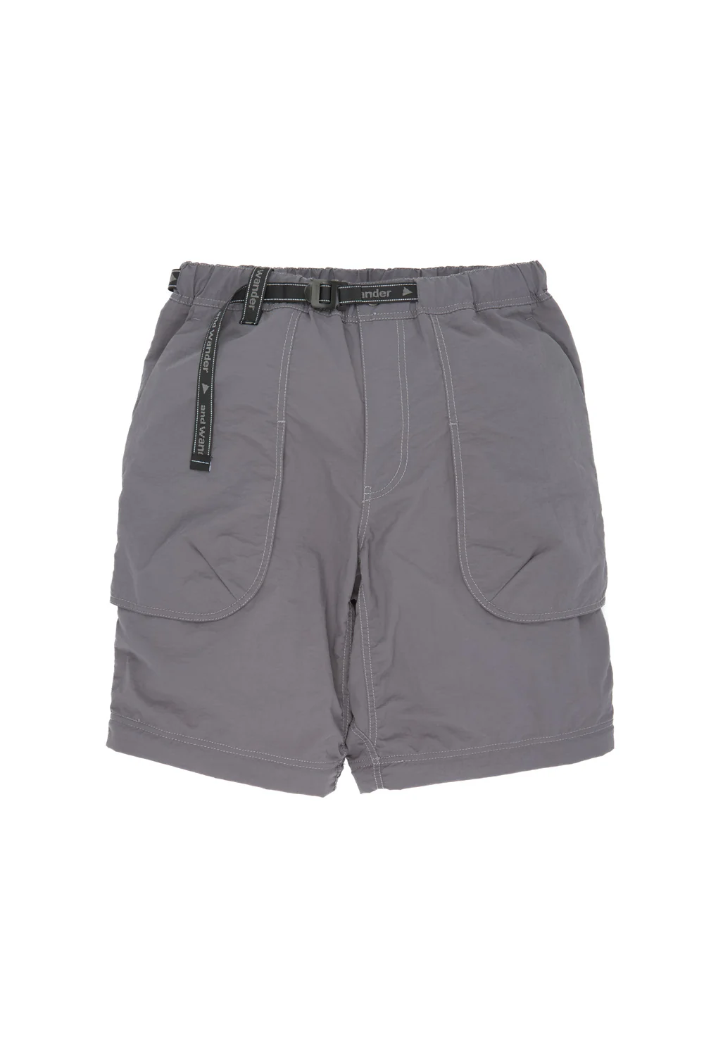 and wander Ny Taffeta Hiker 2Way Pants - Charcoal - Image 3