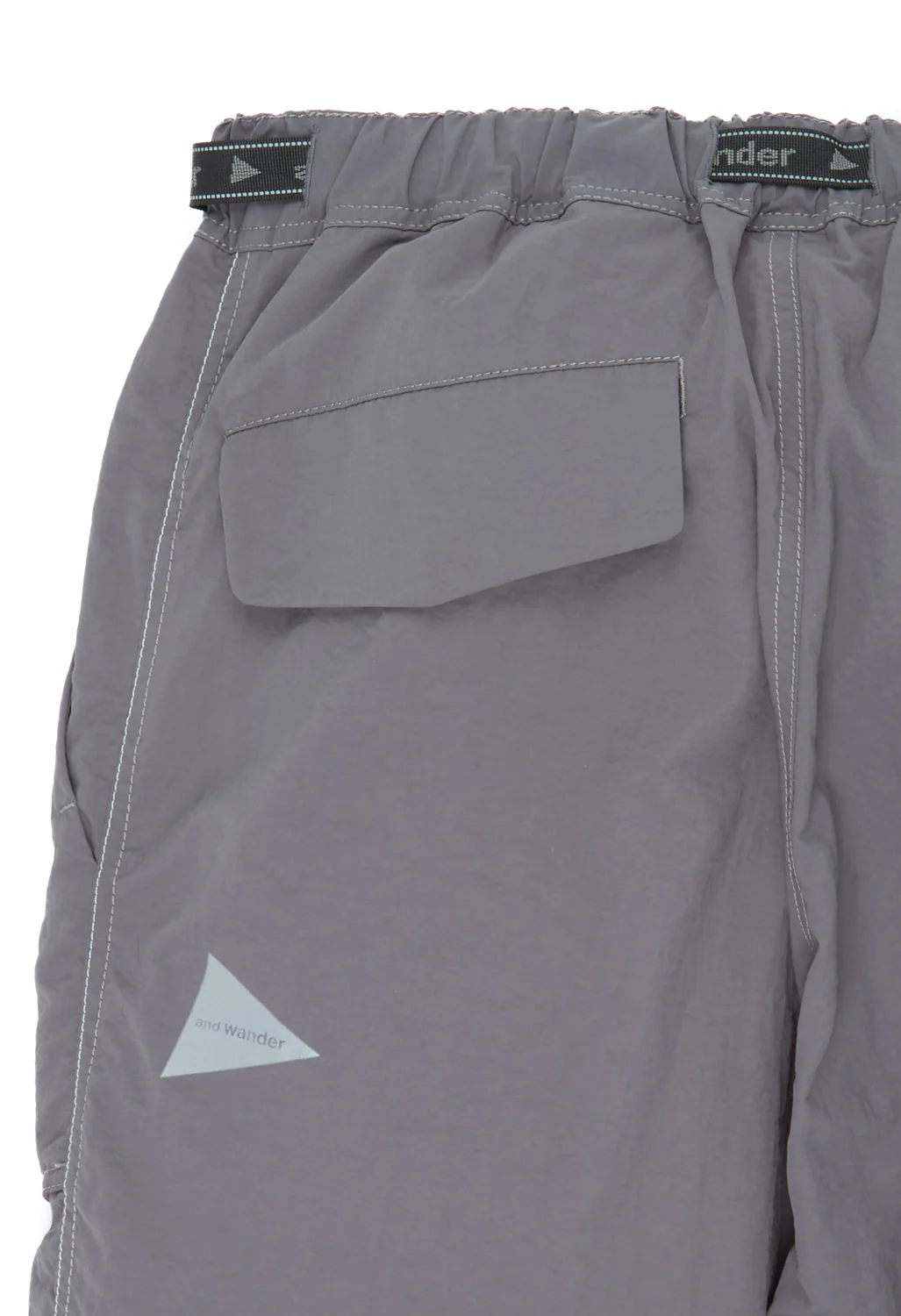 and wander Ny Taffeta Hiker 2Way Pants - Charcoal - Image 6
