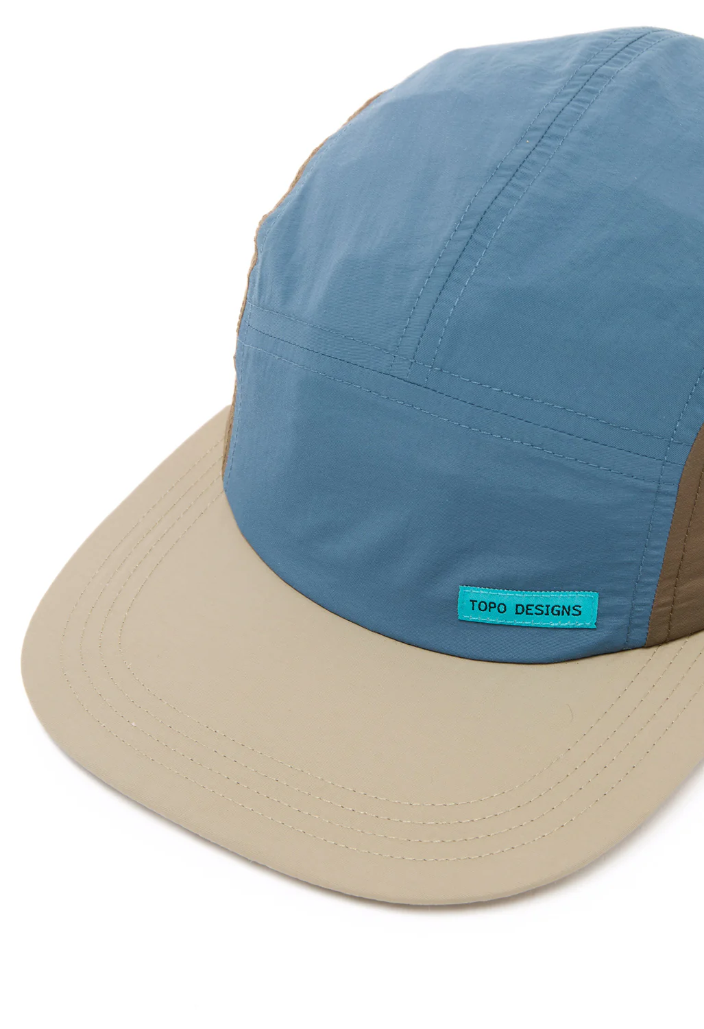 Topo Designs Nylon Camp Hat - Stone Blue Block - Image 2