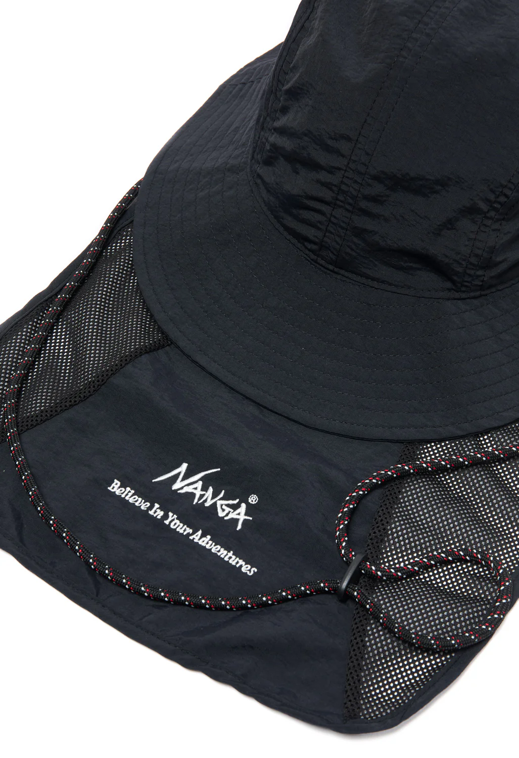 Nanga Nylon Tusser Sunshade Hat - Black - Image 3