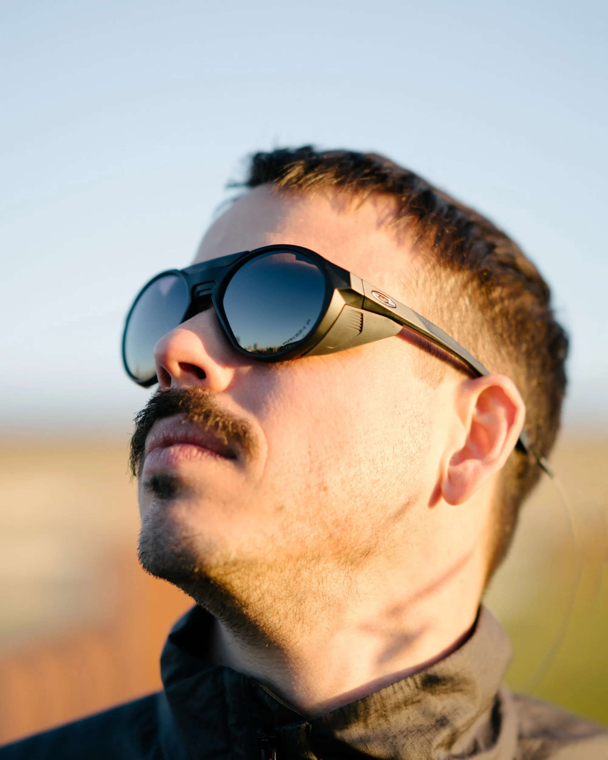 Oakley Clifden Sunglasses - Matte Black / Prizm Snow Saphire - Image 6