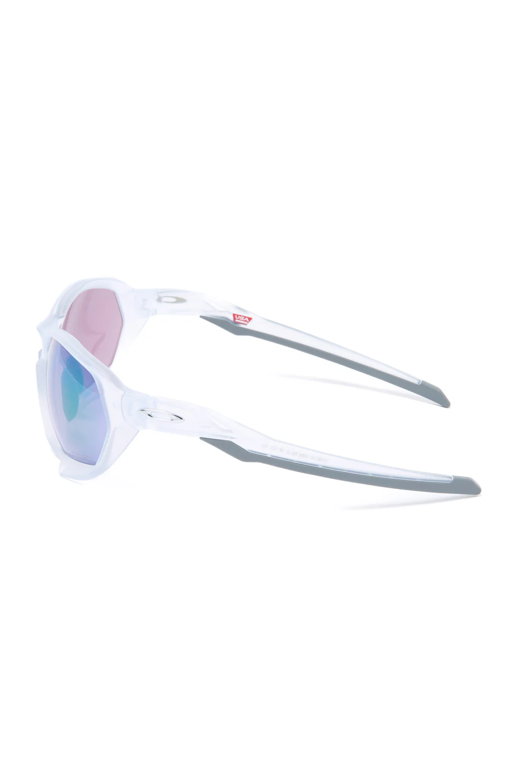 Oakley Plazma Sunglasses - Matte Clear / Prizm Road Jade - Image 3