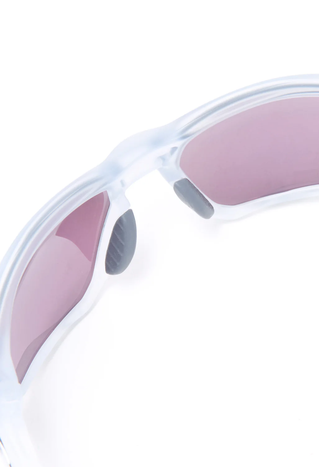 Oakley Plazma Sunglasses - Matte Clear / Prizm Road Jade - Image 4