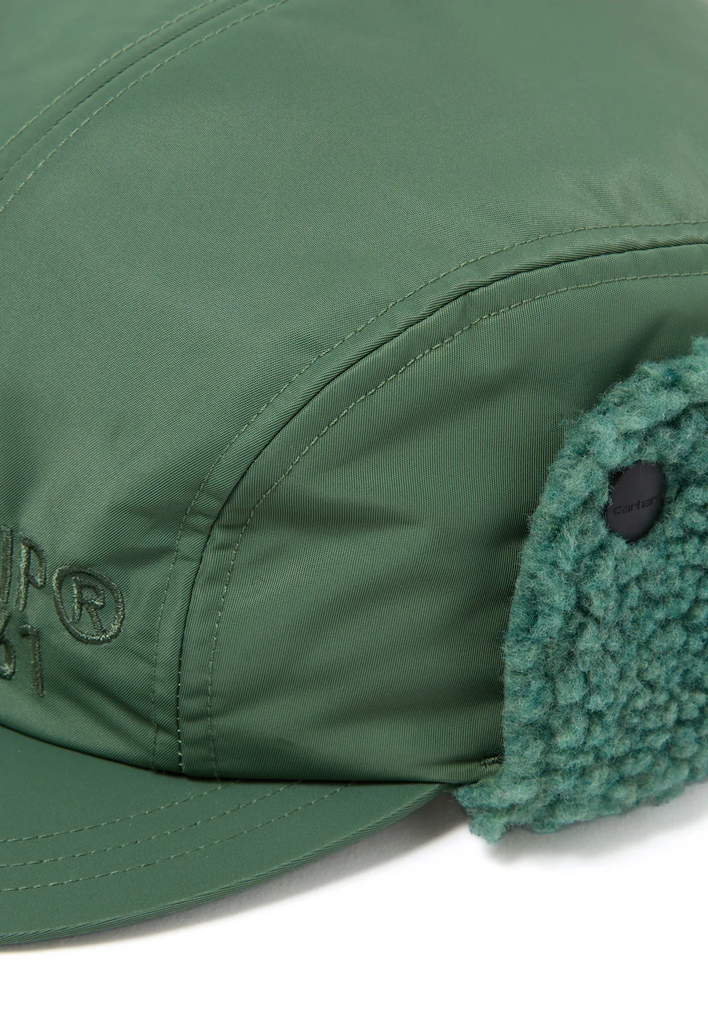 Carhartt WIP Olten Ear Guard Cap - Duck Green / Duck Green - Image 4