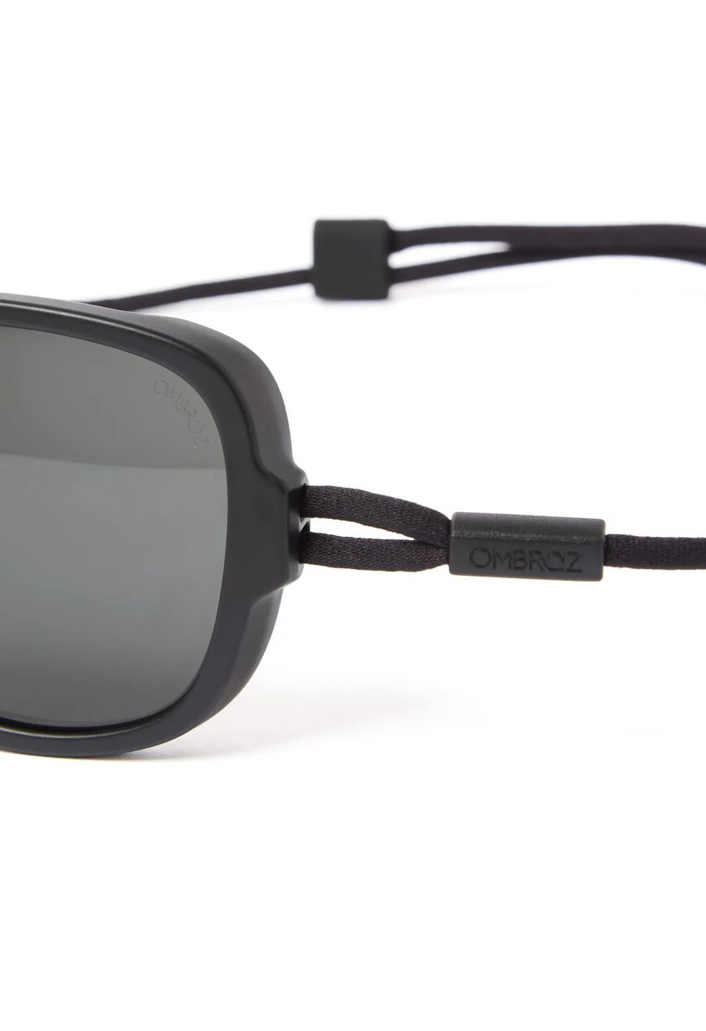 Ombraz Teton Sunglasses - Charcoal / Polarized Grey Lens - Image 5