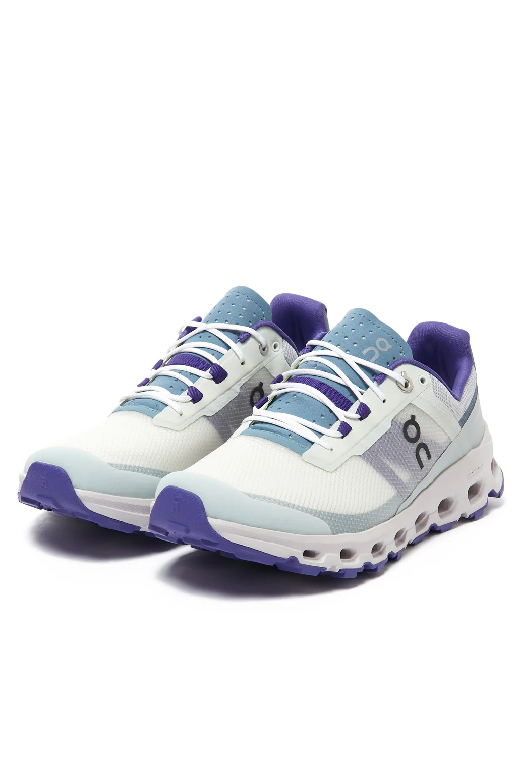 On Cloudvista Women's Trail Shoes - Frost/Mineral - Image 2