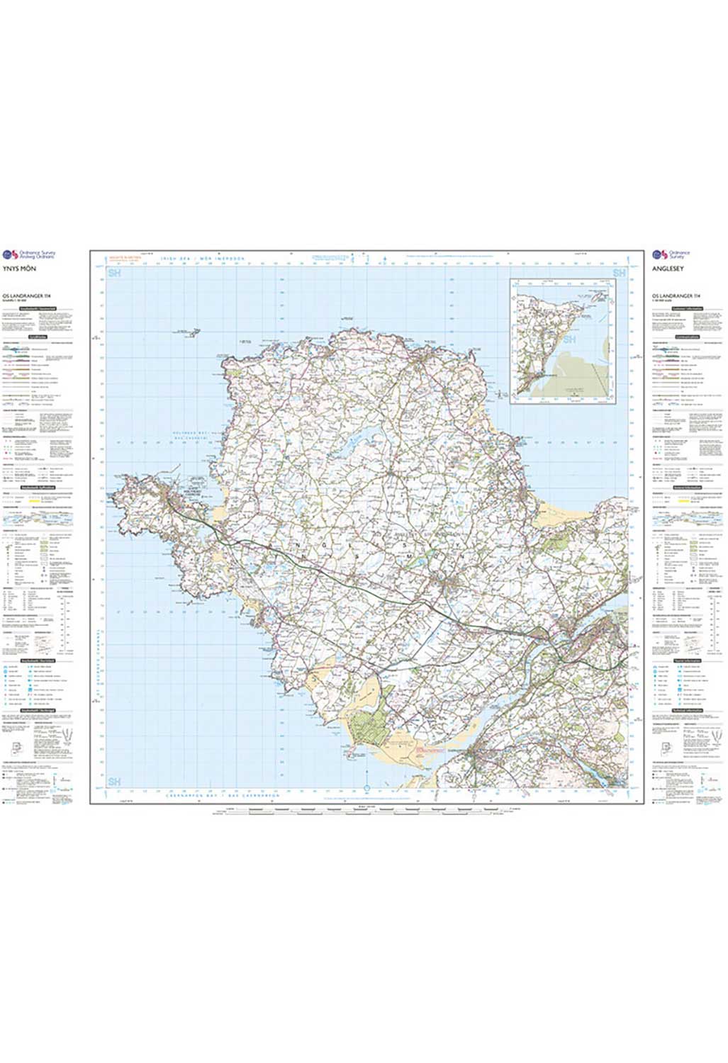 Ordnance Survey Anglesey - Landranger 114 Map - Image 4