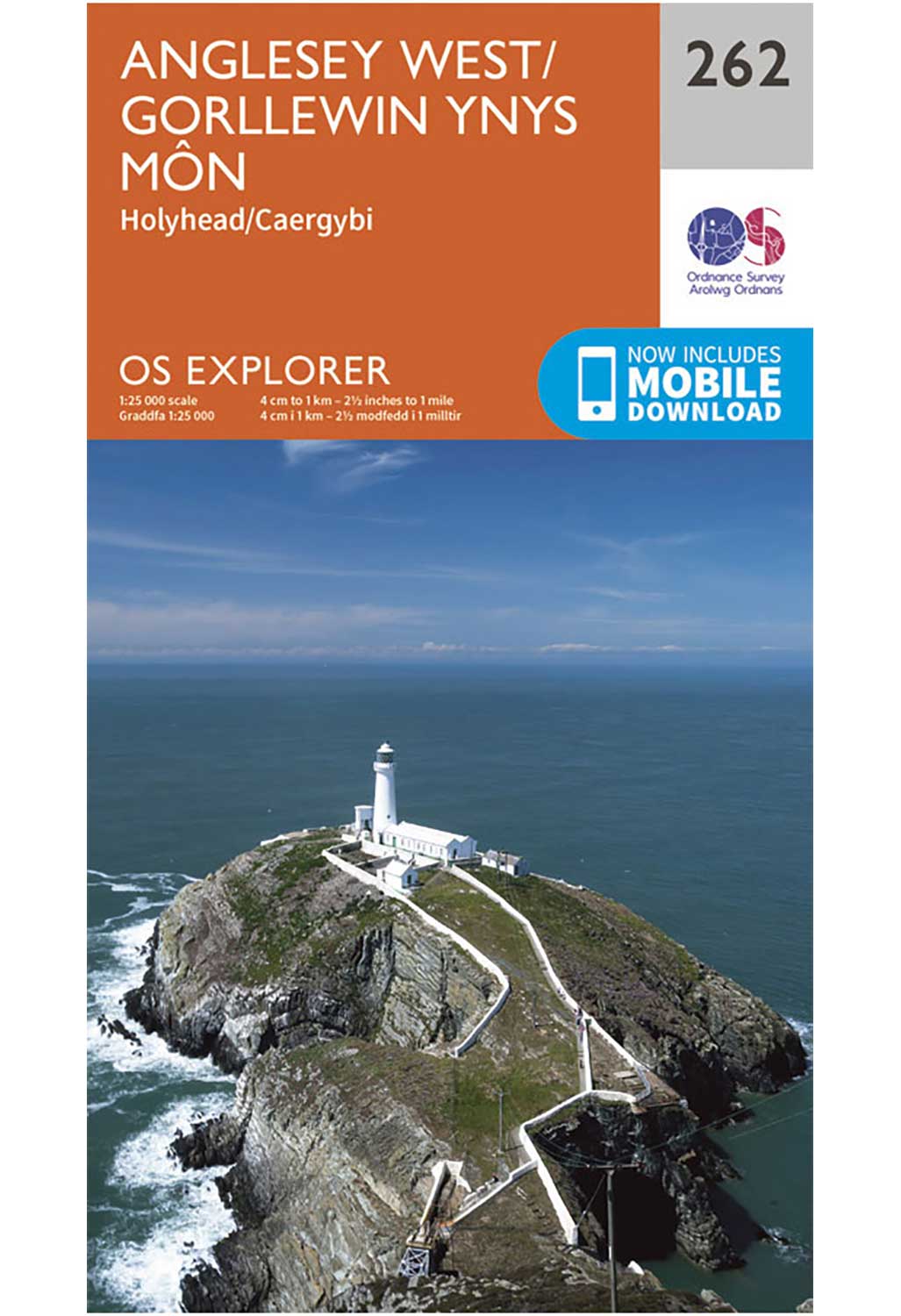 Ordnance Survey Anglesey West - OS Explorer 262 Map
