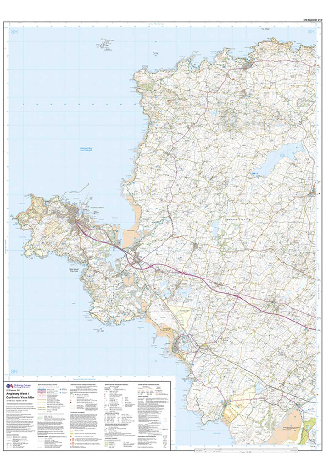 Ordnance Survey Anglesey West - OS Explorer 262 Map - Image 4